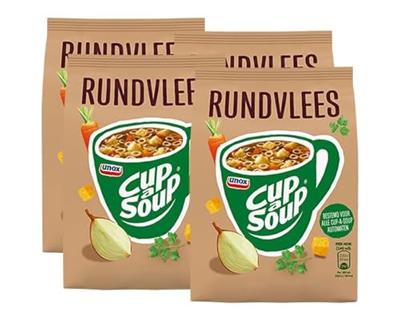 Cup-a-Soup Unox machinezak rundvlees 140ml | 4 stuks