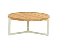 Apple Bee | Koffietafel Monaco Ø75 cm | Oyster-Teak - thumbnail
