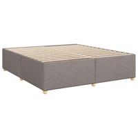 Boxspring met matras stof taupe 180x200 cm - thumbnail