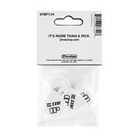Dunlop Tortex Jazz III 1.14mm 12-pack plectrumset wit - thumbnail