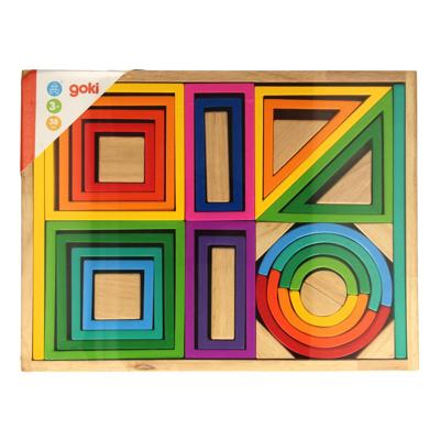 Goki houten bouwvormen fantasie, 38dlg