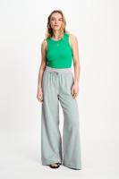POM Amsterdam Broek Seersucker | Green Pink - thumbnail