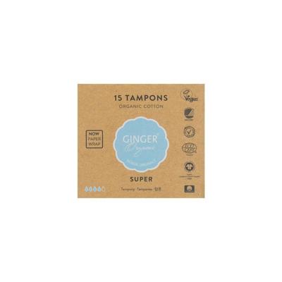Ginger Organic Tampons Super