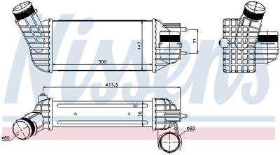 Interkoeler, tussenkoeler 96512