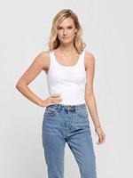 Only Onllive Love S/l Tank Top Noos Tops En Singlets White - thumbnail