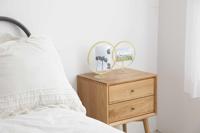 Umbra Infinity fotolijst 26x30x10cm staand rond Iron goud mat 1012272-221 - thumbnail