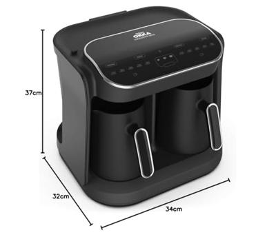 arzum Okka Grandio Duo Mokka-koffieautomaat Zwart-chroom Capaciteit koppen: 10 Display arzum Okka Grandio Duo Mokka-koffieautomaat Zwart-chroom Capaciteit koppen: 10 Display