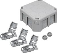 Montagedoos waterdicht 120x120 mm, incl kabel vergrendeling - thumbnail
