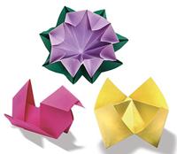 Origami pap folia 70gr rnd 15cm 100 vel assorti kl - thumbnail