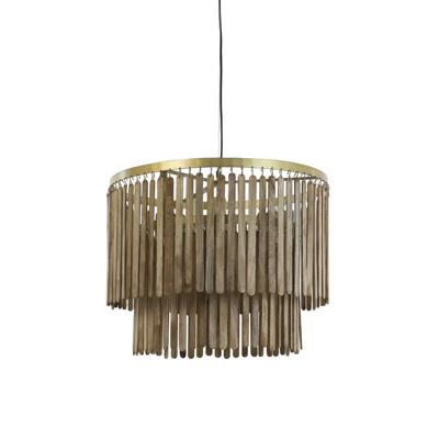 Light & Living Hanglamp 'Gulag' 60cm, kleur Bruin