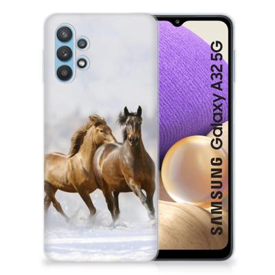 Samsung Galaxy A32 5G | TPU Hoesje | Paarden Samsung Galaxy A32 5G | TPU Hoesje | Paarden