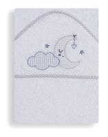 Interbaby badcape Maan junior 100 cm katoen - thumbnail