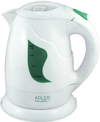 Water- en Theekoker Adler AD 08w Wit 1 L Plastic - thumbnail