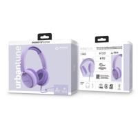 Energy Sistem UrbanTune hoofdtelefoon met kabel, 100% gerecycled kunststof, afneembare kabel, microfoon, spraakassistent, paars - thumbnail