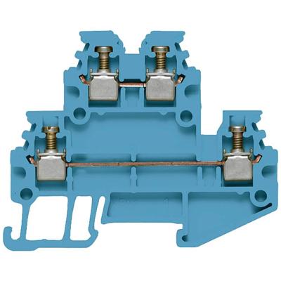 Weidmüller 1754180000 Klem 2-etages 1.5 mm Schroeven Blauw 100 stuk(s)