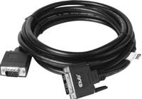 CLUB3D DVI-A TO VGA CABLE M/M 3m/ 9.8ft 28 zwart - thumbnail