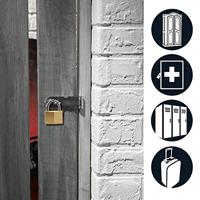 Masterlock 60mm - 30mm hardened steel shackle, 9mm diam. - double locking - 5-pin - 160EURD - thumbnail