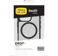 OtterBox React MagSafe Series Apple iPhone 16 Pro Clear/Black - thumbnail