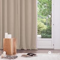 Gordijnen Atmosphera Ondoorzichtig Grijs Polyester 2 Stuks (135 x 240 cm) - thumbnail