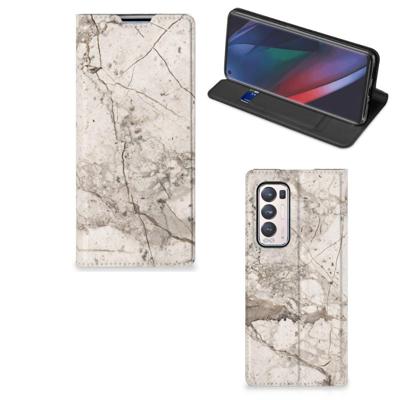 OPPO Find X3 Neo | Standcase | Marmer Beige