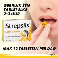 Strepsils Citroen & Honing Zuigtabletten - thumbnail