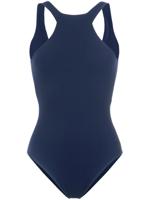 Gloria Coelho halterneck swimsuit - Blue - thumbnail