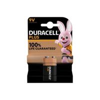 Duracell Plus-9V B1 9V batterij (blok) Alkaline 9 V 1 stuk(s) - thumbnail
