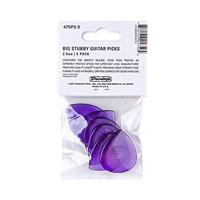 Dunlop Big Stubby 2.00mm 6-pack plectrumset violet - thumbnail