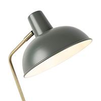 QAZQA Retro tafellamp groen met brons - Milou - thumbnail