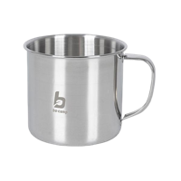 Bo-Camp Kroes RVS Mok 300ml - thumbnail