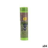Vuilniszakken Ibergarden Groen Polyethyleen 30 L 24 Stuks - thumbnail