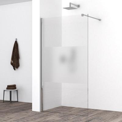 Wiesbaden Comfort Inloopdouche 90x200 cm - Nano-Coating Helder-Melkglas