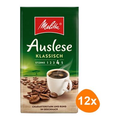 Melitta - Auslese Classic Gemalen koffie - 12x 500g Melitta - Auslese Classic Gemalen koffie - 12x 500g