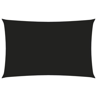Zonnescherm rechthoekig 5x8 m oxford stof zwart
