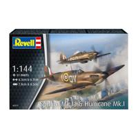 Revell 1/144 Supermarine Spitfire Mk.Ia & Hawker Hurricane Mk.I (03771) - thumbnail