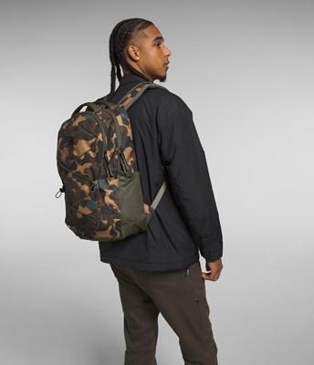 The North Face Jester Rugtas Utility Brown Camo Texture Print - New Taupe Green 28L