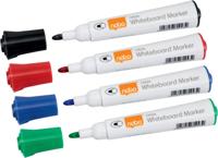 Whiteboardmarker Nobo Glide rond assorti 3mm 4st - thumbnail