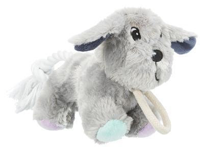 TRIXIE JUNIOR PLUCHE HOND MET TOUW 24 CM TRIXIE JUNIOR PLUCHE HOND MET TOUW 24 CM