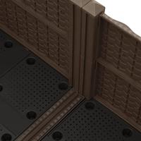 VidaXL Plantenbak verhoogd 80x80x38 cm polypropyleen - thumbnail