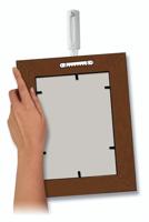 Command fotolijststrip voor haak met zaagtanden, draagvermogen 2 kg, wit, blisterverpakking - thumbnail