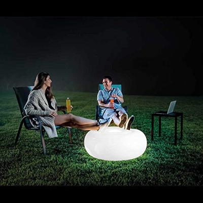 Intex 68697 Opblaasbare LED-Verlichting Poef 33x86 cm - thumbnail