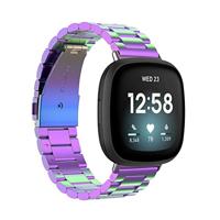 Fitbit Versa 3/4 & Sense 1/2 metalen schakelbandje - Multicolor - thumbnail