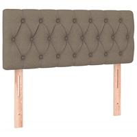 Hoofdbord LED 90x7x78/88 cm stof taupe - thumbnail