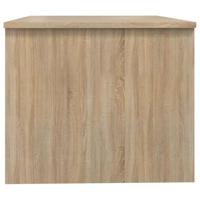Salontafel 80x50x42,5 cm bewerkt hout sonoma eikenkleurig - thumbnail