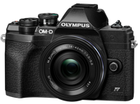 Olympus OM-D E-M10 Mark IV Micro Four-Thirds-systeemcamera-kit, 20 MP sensor, 5-assige beeldstabilisatie, krachtige AF, wifi, zwart incl. M.Zuiko Digital ED 14-42 mm F3.5-5.6 EZ Pancake zwart - thumbnail