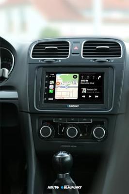 Blaupunkt Oslo 600 DAB Autoradio enkel DIN Apple CarPlay, Android Auto, Incl. afstandsbediening, Incl. DAB-antenne, Bluetooth handsfree