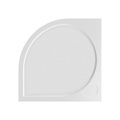 Douchebak Marmer Sapho Arca 80x80x3 cm Kwartrond Wit Sapho