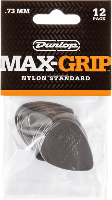 Dunlop 449P073 Max Grip Plectrum 0.73mm 12-Pack