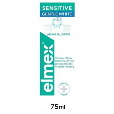 Elmex Tandpasta sensitive gentle white (75 ml) Elmex Tandpasta sensitive gentle white (75 ml)