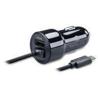 Mobilize Car Charger USB + Micro USB 24W 1m. Black - thumbnail